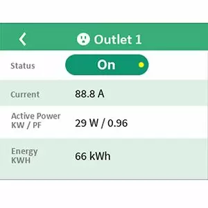 Smart PDU with Meter-by-Outlet Function